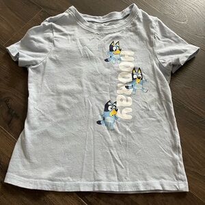 Old Navy Kids T-Shirt - Light Blue with Bluey Design